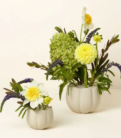 Ceramic Flower Frog Vase