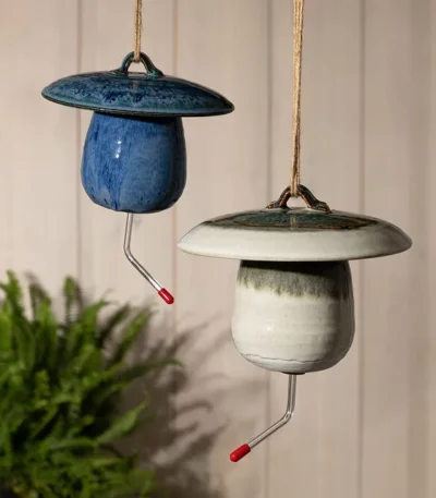 Ceramic Hummingbird Feeders
