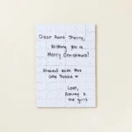 Christmas On The Square Puzzle Greeting Card 1