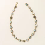 Convertible Raw Aquamarine Necklace & Bracelet