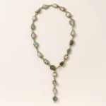 Convertible Raw Aquamarine Necklace & Bracelet 2