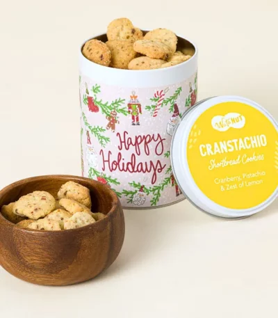 Cranberry Pistachio Holiday Shortbread