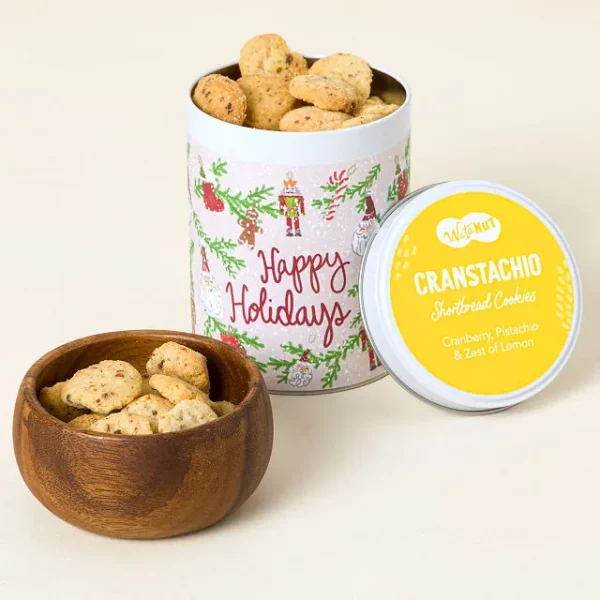 Cranberry Pistachio Holiday Shortbread