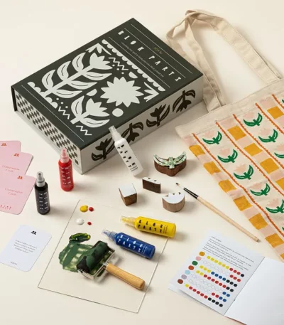 Diy Block Printed Tote Kit