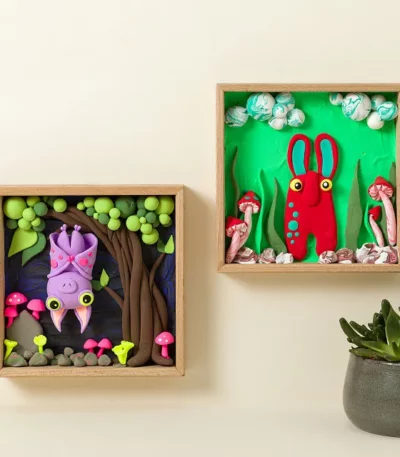 Diy Fantastical World Clay Shadow Box Kit