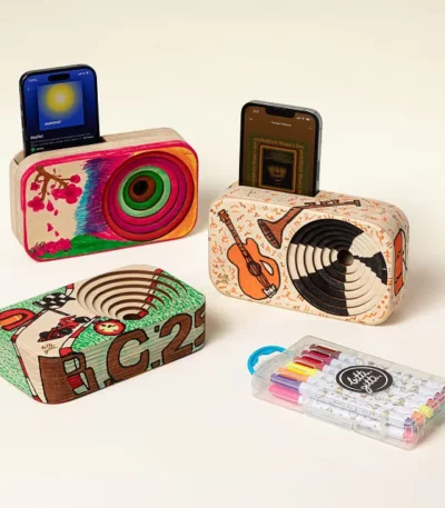 Diy Wooden Amplifying Phone Speaker Kit