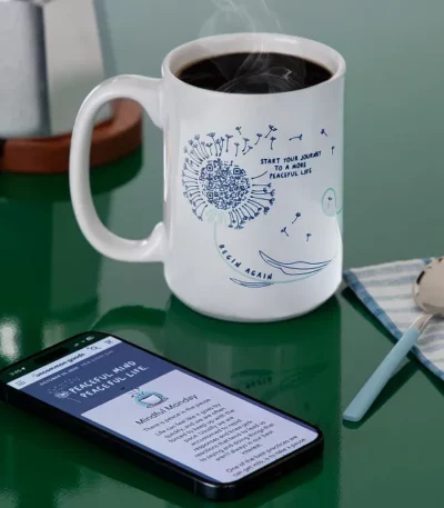 Daily Mindfulness Interactive Qr Mug