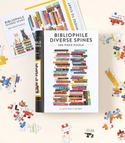 Diverse Spines Puzzle & Reading Checklist