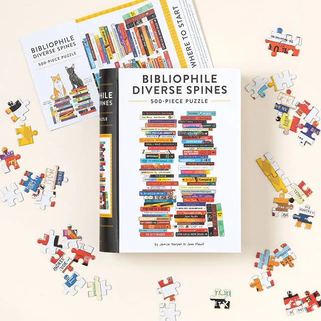 Diverse Spines Puzzle & Reading Checklist