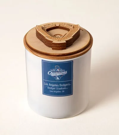 Dodgers' 2025 World Series Champions Candle