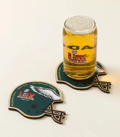 Eagles Super Bowl Lix Champions Coaster Set