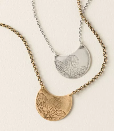 Forever Preserved Hydrangea Necklace