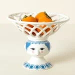 Fruit Lady Pedestal Bowl