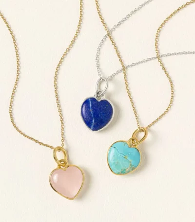 Gemstone Heart Intention Necklace