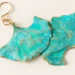 Ginkgo Leaf Earrings 1