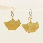 Ginkgo Leaf Earrings 2