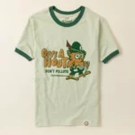 Give A Hoot Don't Pollute Kids Retro Ringer Tee 2