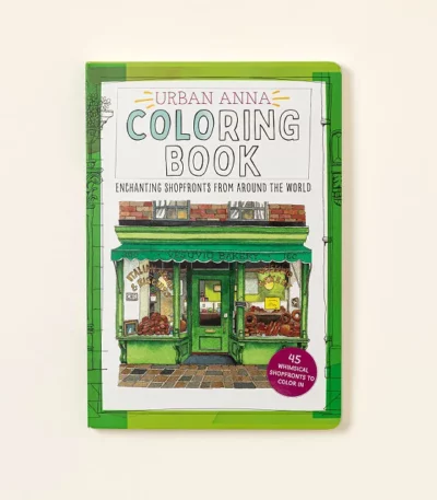 Global Shopfronts Wanderlust Coloring Book