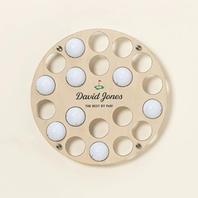 Golf Ball Display Wall Art