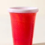 Handblown Glass Red Party Cup 1