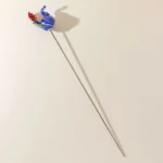 Handblown Glass Rooster Garden Sculpture 3