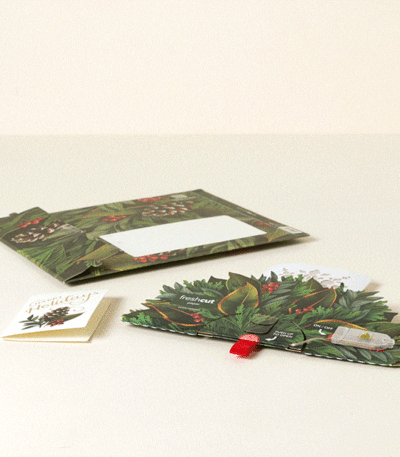 Holiday Candle Pop-up Greeting Card