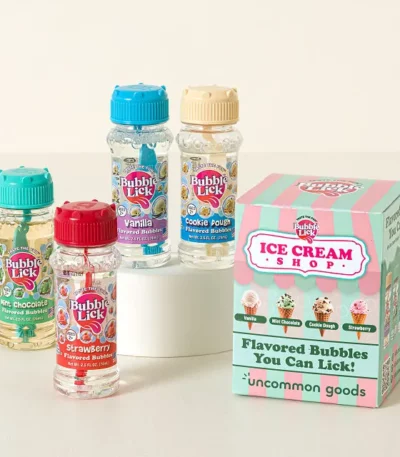 Ice Cream Shop Lickable Bubbles - Set Of 4