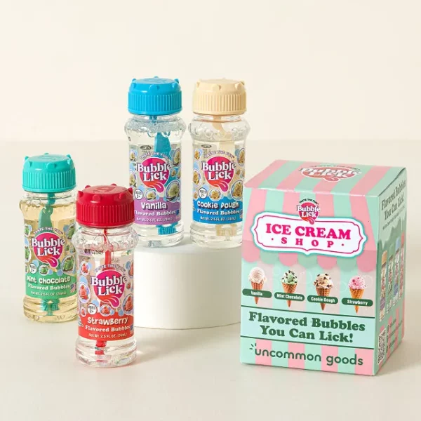 Ice Cream Shop Lickable Bubbles - Set Of 4