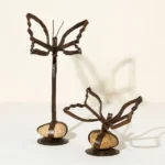 Iron Butterfly Sculpture Set 3