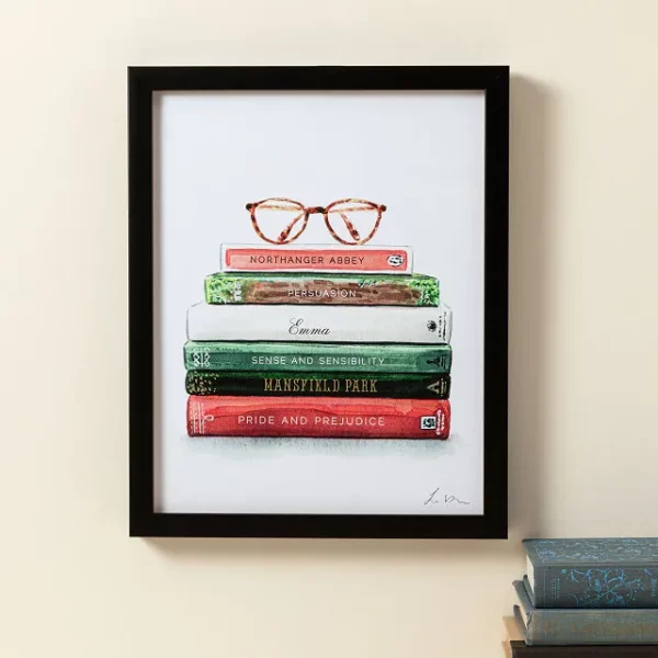 Jane Austen Novel Collection Print