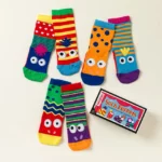 Kids Mismatched Wearable Sock Puppet Socks Set 2