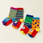 Kids Mismatched Wearable Sock Puppet Socks Set 3