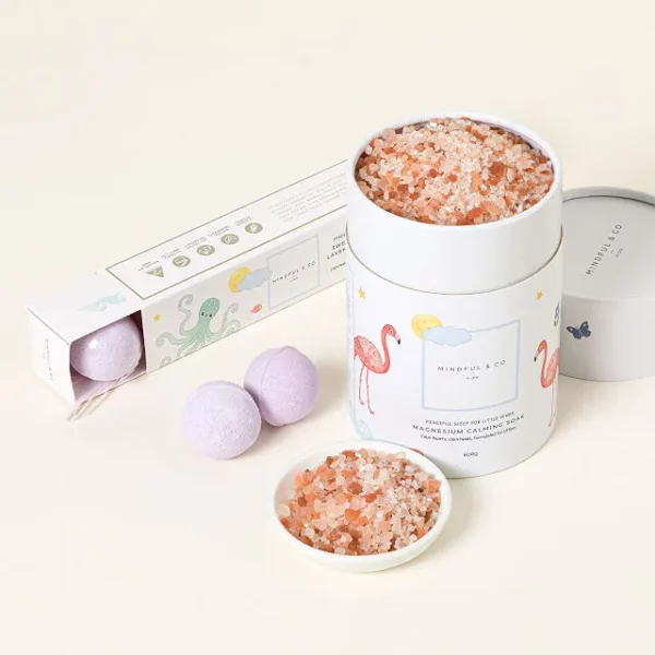 Kids Soothing Magnesium Bathtime Essentials Set