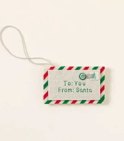 Letter To You Felt Pocket Ornament
