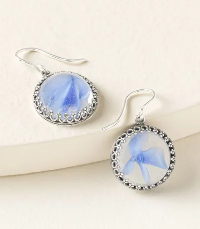 Lucky Marble Earrings