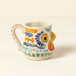 Majolica Rooster Mug 2