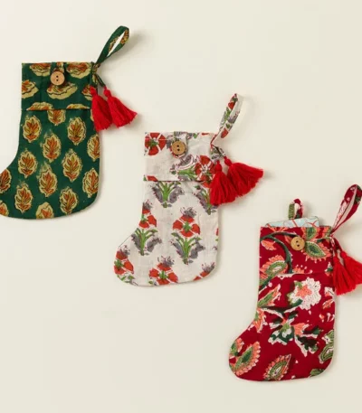 Mini Stocking Gift Card Holder Set