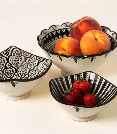 Moroccan Serving Dishes - Set Of 3