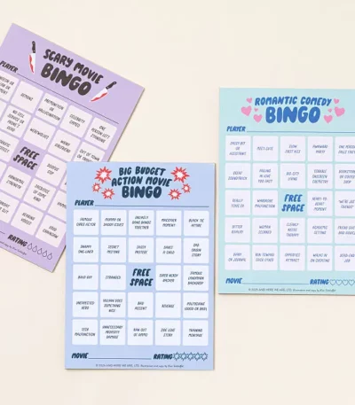 Movie Night Bingo Set