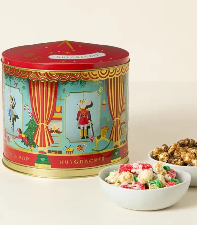 Musical Nutcracker Popcorn Tin