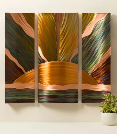 New Beginnings Flame Painted Wall Art