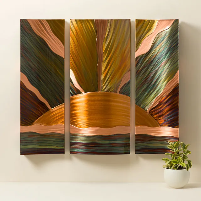 New Beginnings Flame Painted Wall Art