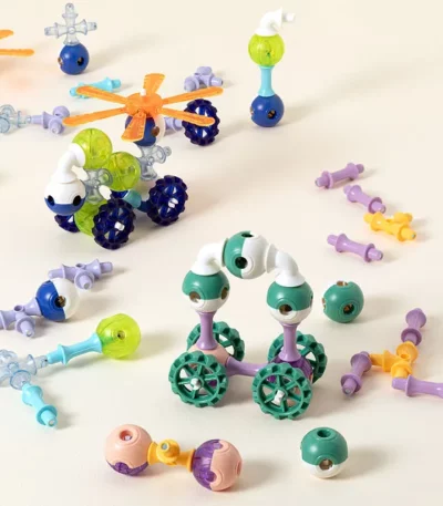 Orbs & Wheels Magnetic Building Set