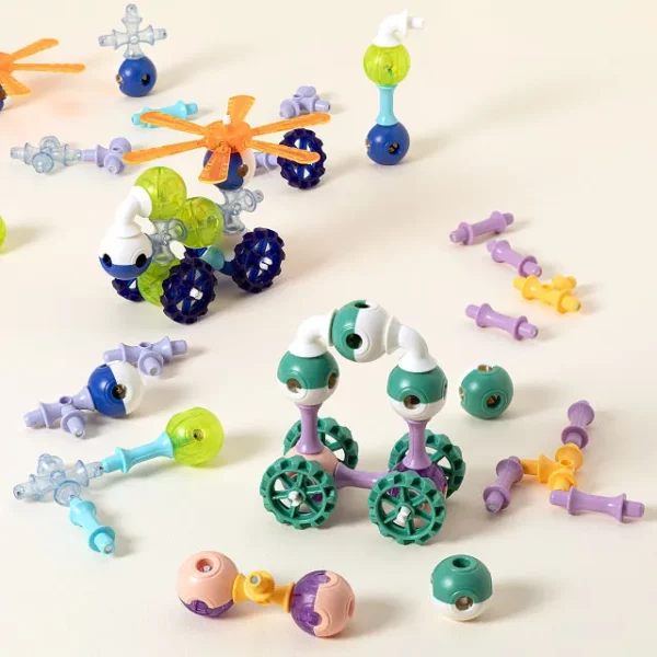 Orbs & Wheels Magnetic Building Set