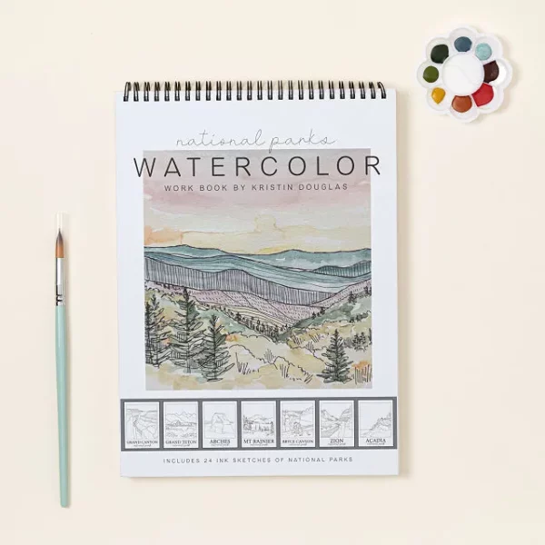 Paint The National Parks Watercolor Painting Set