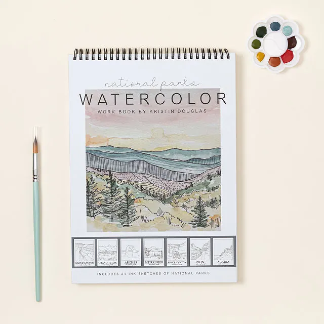 Paint The National Parks Watercolor Painting Set