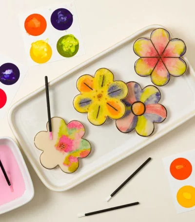 Paint Your Own Marzipan Flowers