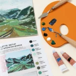 Peaceful Palette Knife Paint By Shadows Kit 1