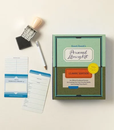 Personal Book Lending Library Kit
