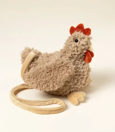 Plush Crossbody Chicken Purse